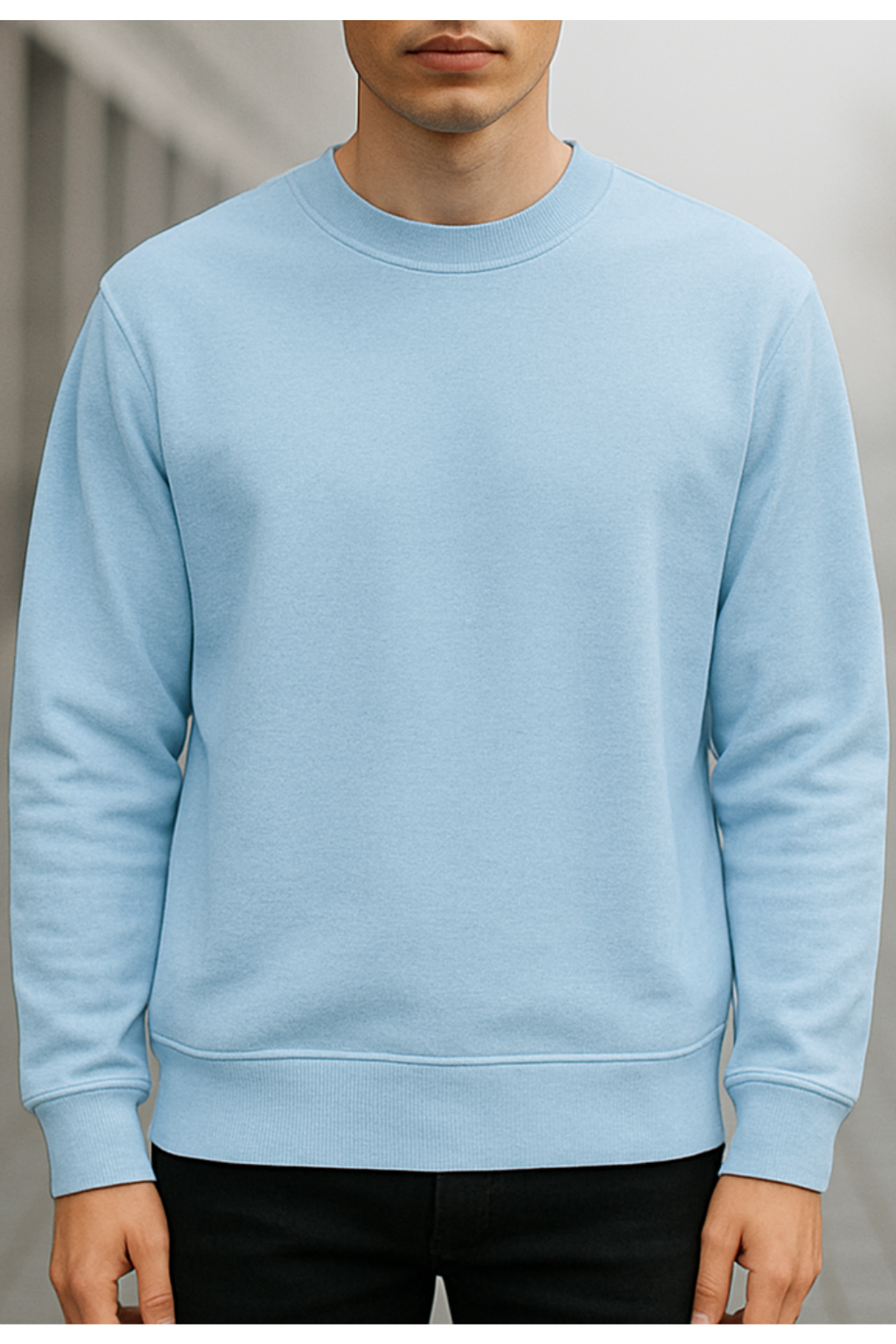 Unisex Plain Cotton Sweatshirt | Everyday Fleece Essential | June First Store