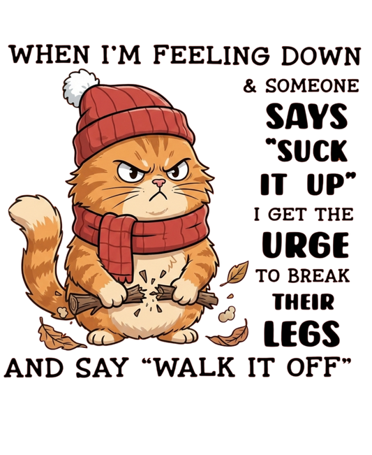 “Suck It Up” Cat Unisex Graphic T-Shirt