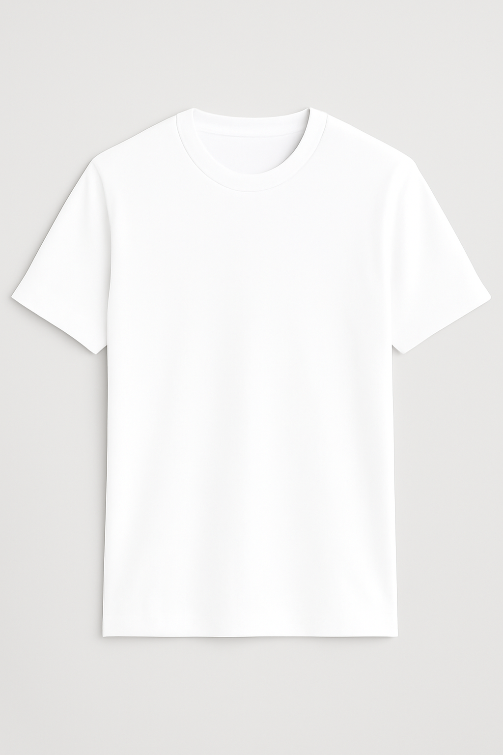 Unisex Classic Crew Plain T-Shirt