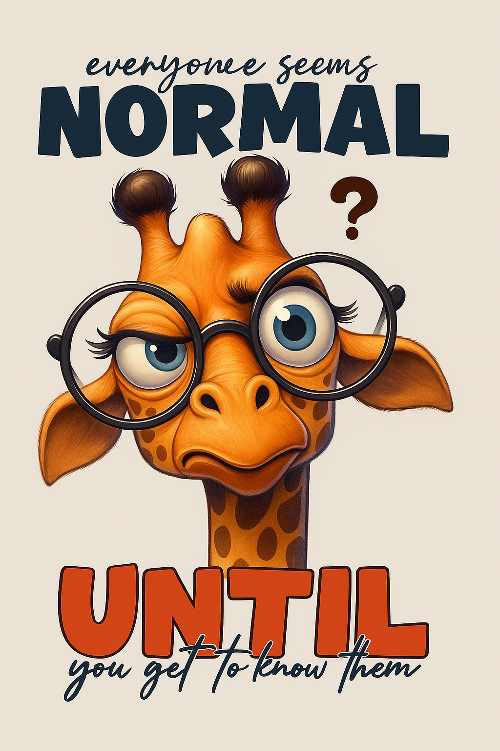 EVERYONE SEEMS NORMAL Unisex T-Shirt