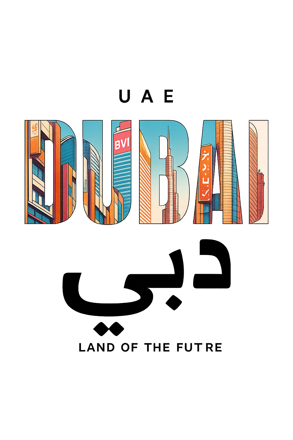 DUBAI Unisex Classic Crew T-Shirt