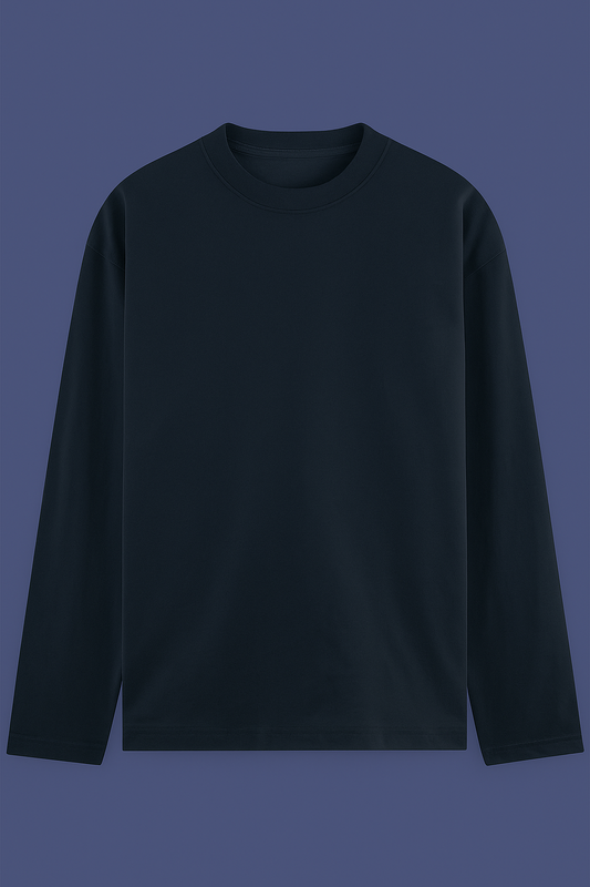 Men's Full Sleeve Plain T-Shirt
