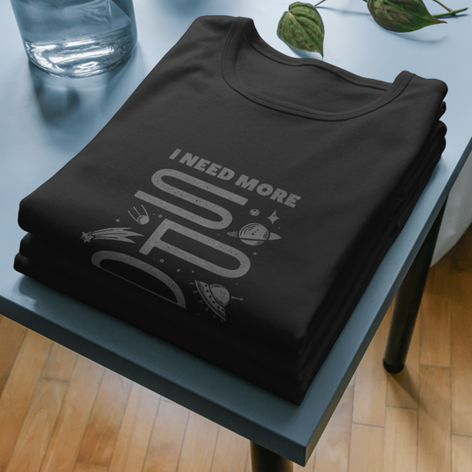 SPACE Unisex Classic T-Shirt - Silver Vinyl print