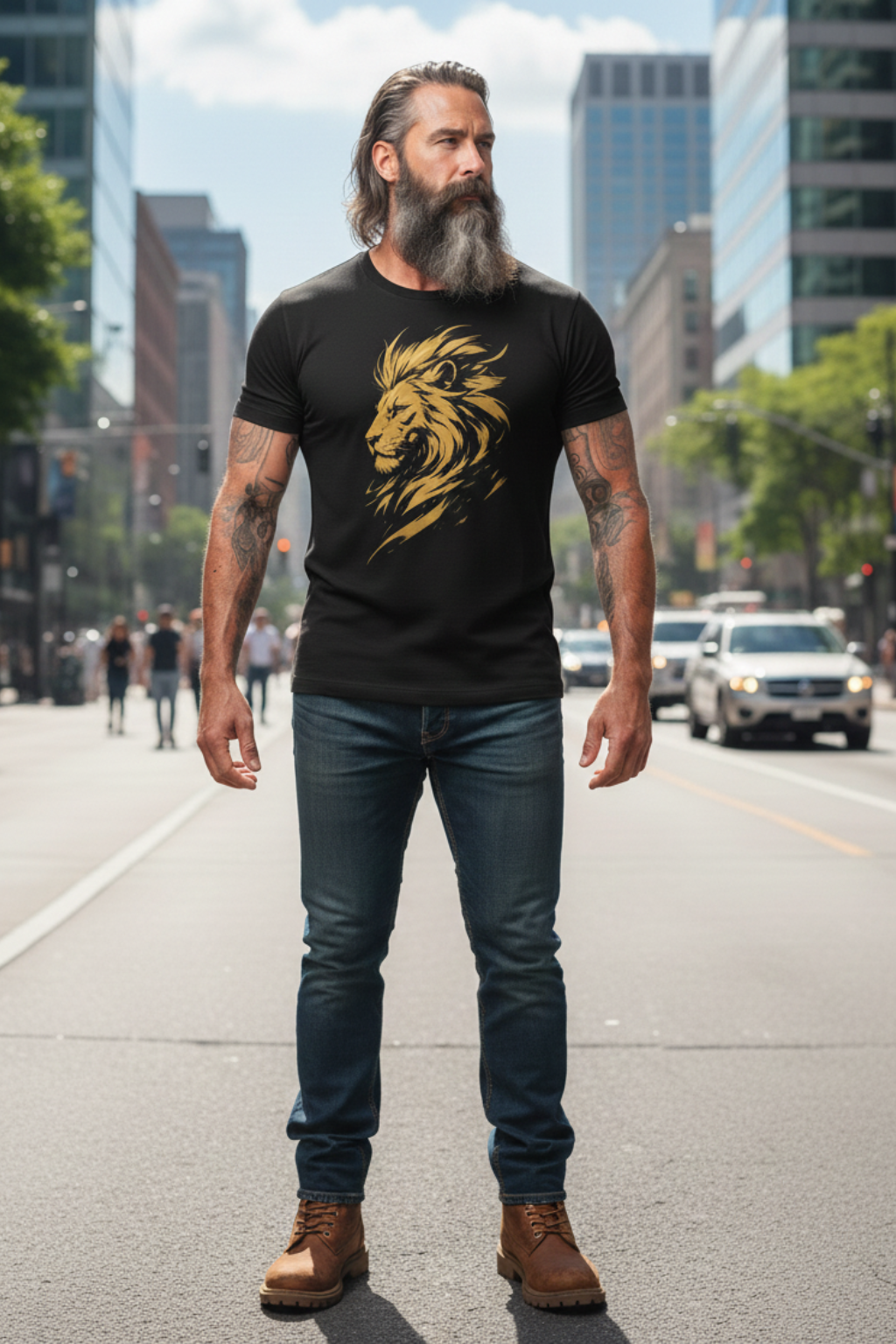 GOLDEN LION Unisex Supima T-Shirt