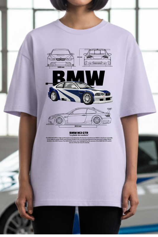 Unisex Oversized Terry T-Shirt – BMW Graphic Tee | June First Store