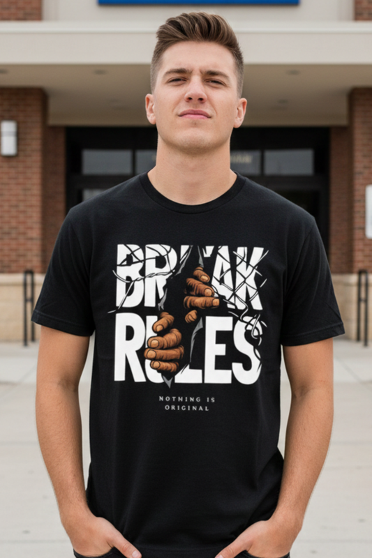 BREAK RULES Unisex T-Shirt | June First Store
