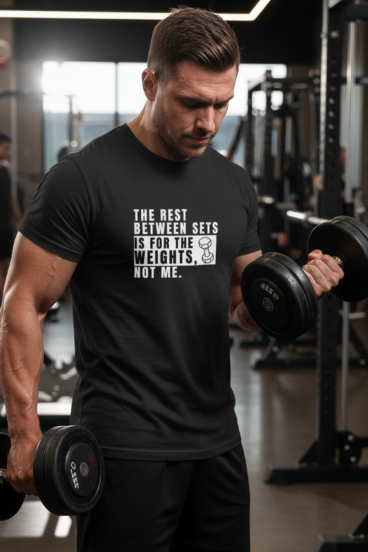 The Rest Between Sets Unisex Classic Crew T-Shirt | June First Store