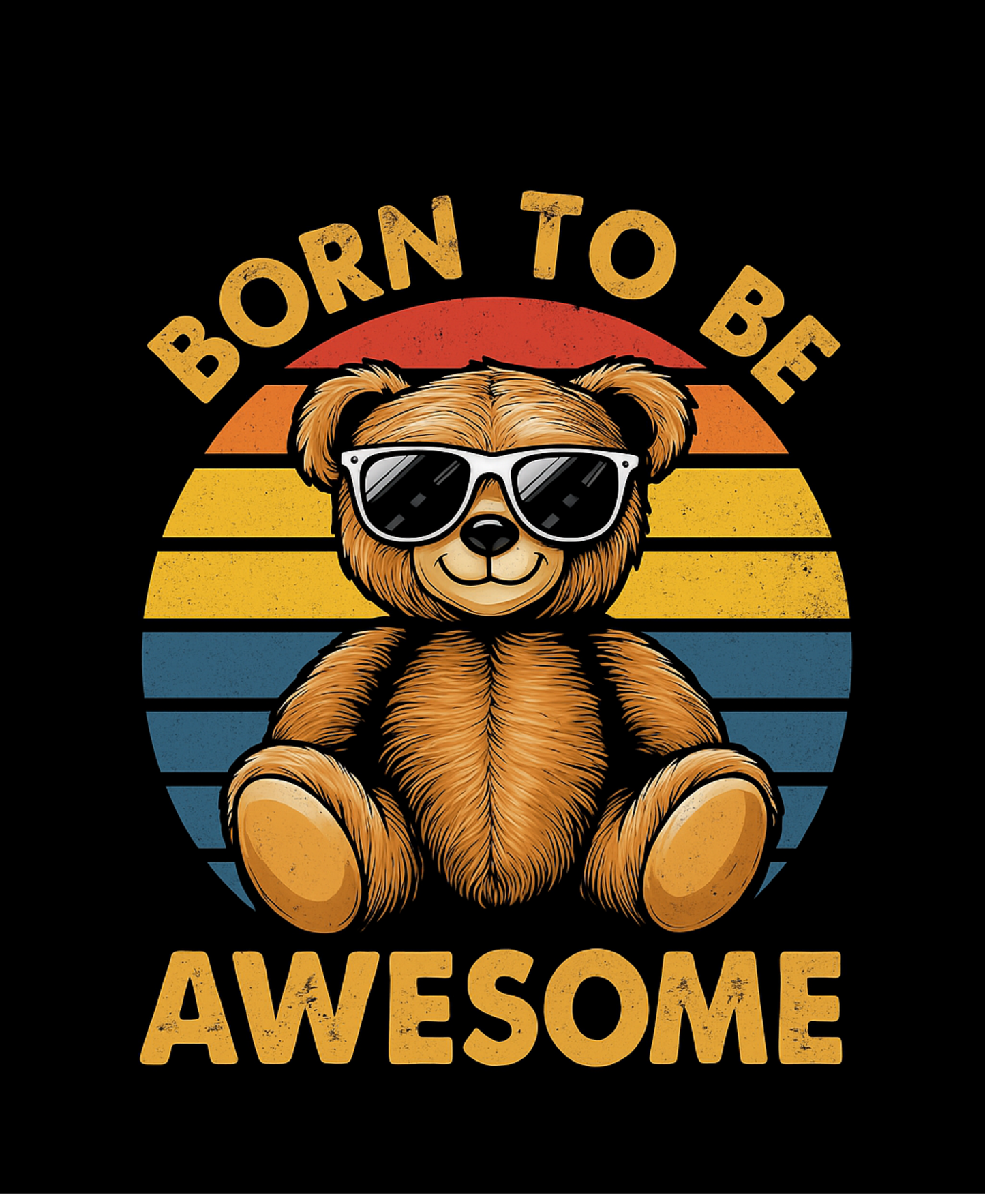 Born to be Awewome Unisex Crew T-Shirt