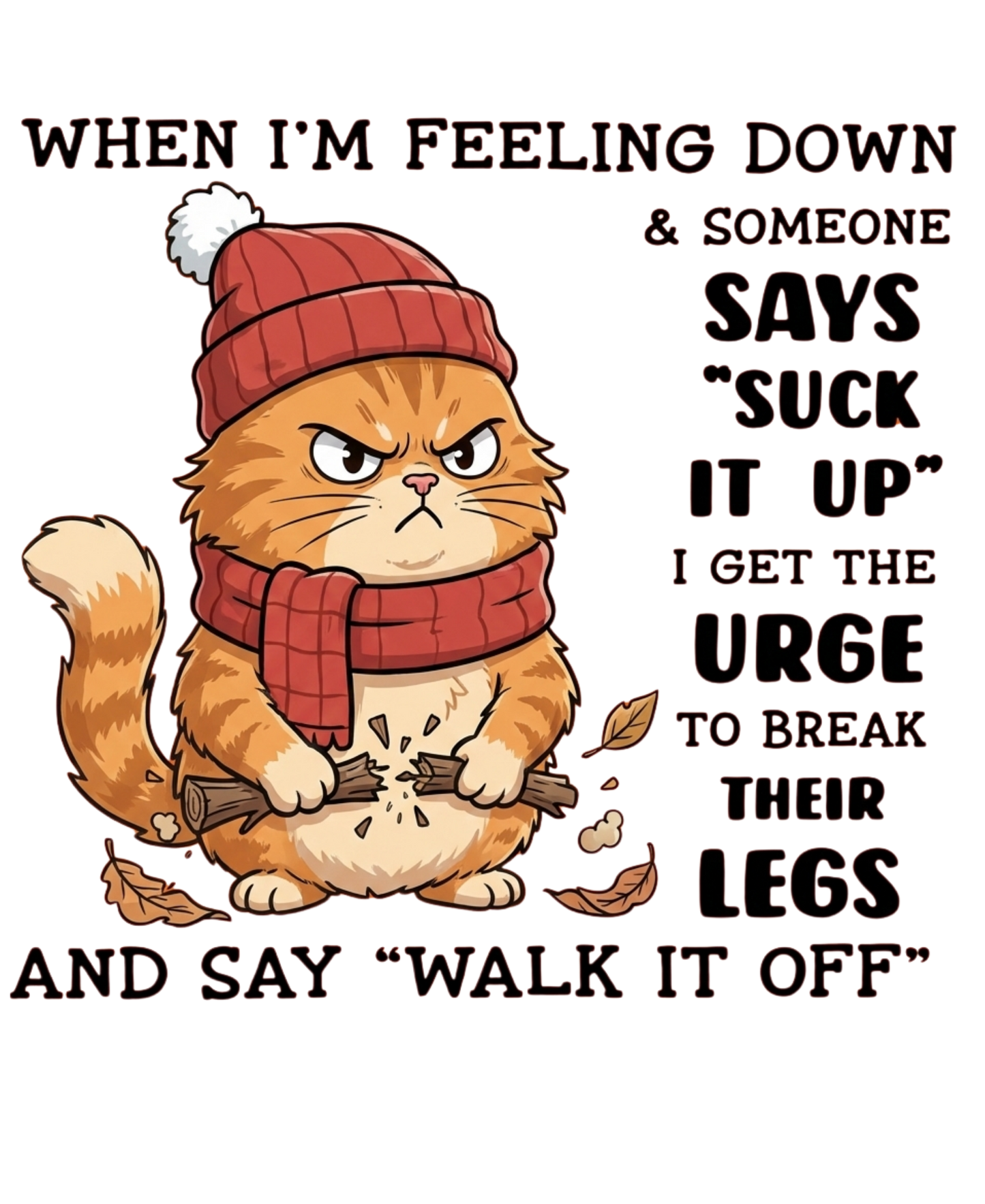 “Suck It Up” Cat Unisex Graphic T-Shirt