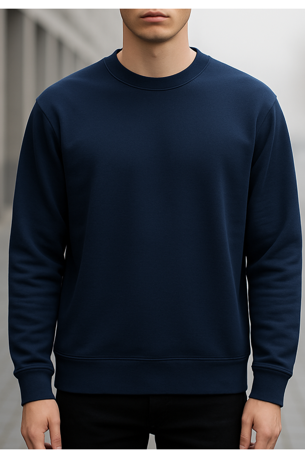 Unisex Plain Sweatshirt - Image 3
