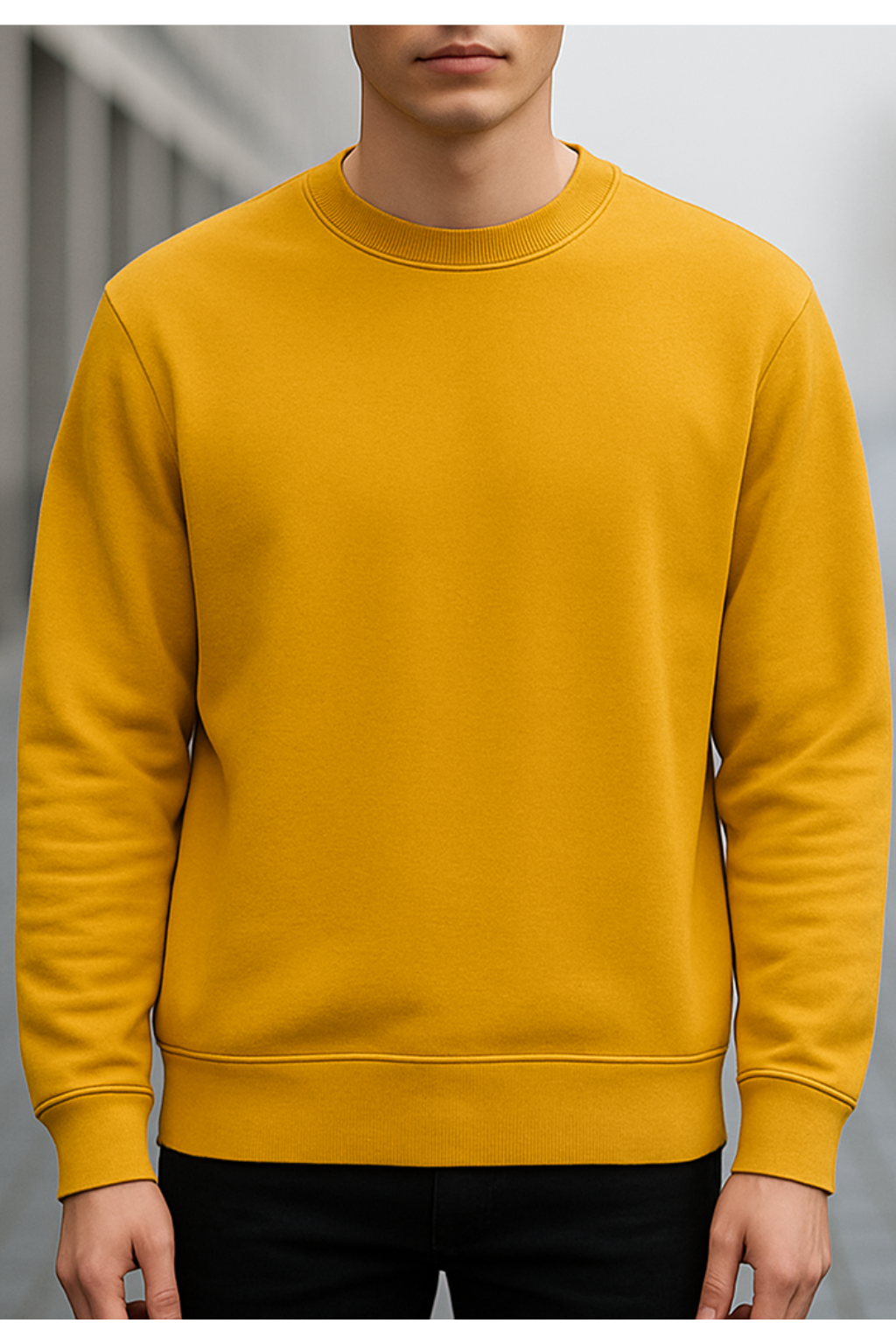 Unisex Plain Sweatshirt - Image 6