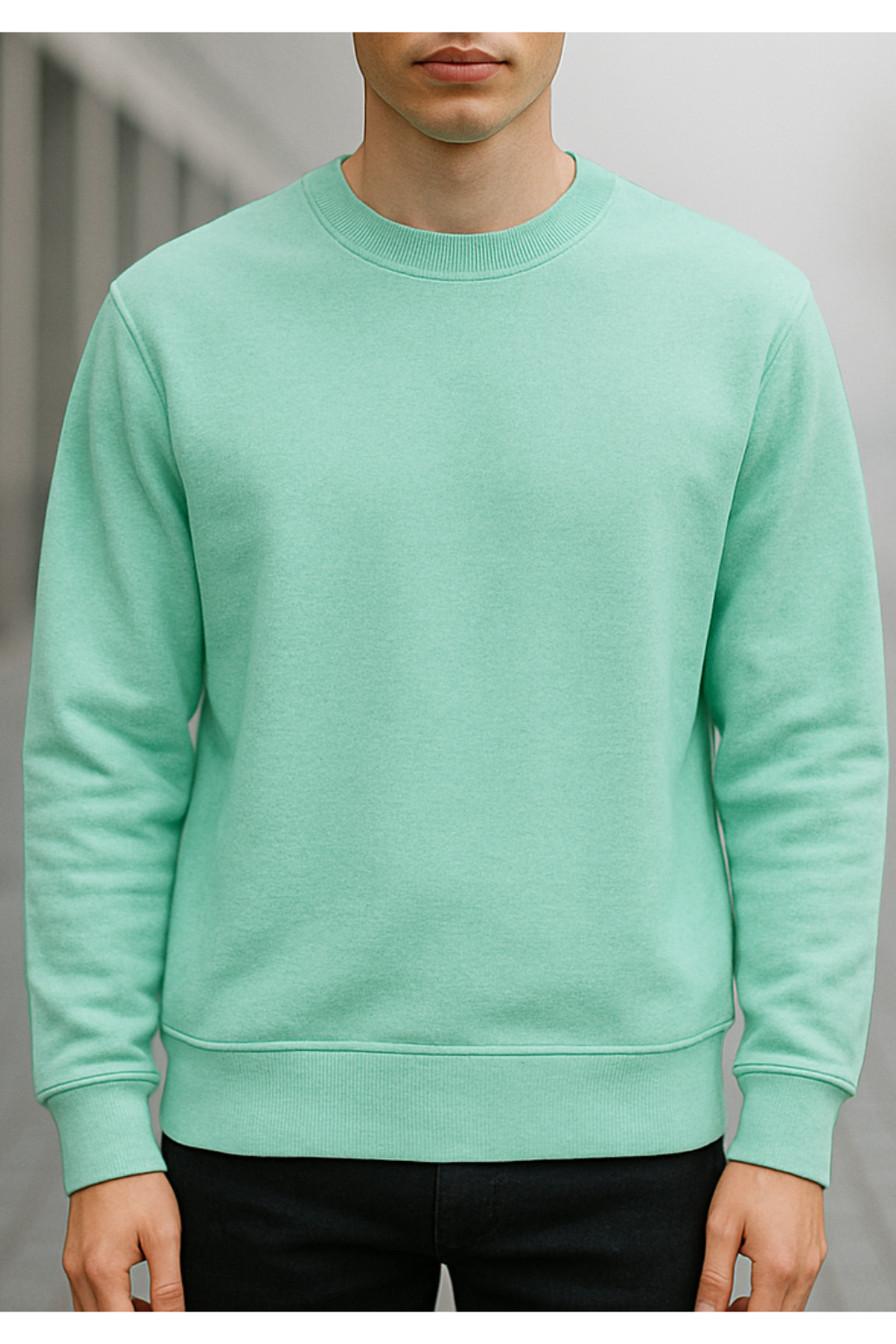 Unisex Plain Sweatshirt - Image 9