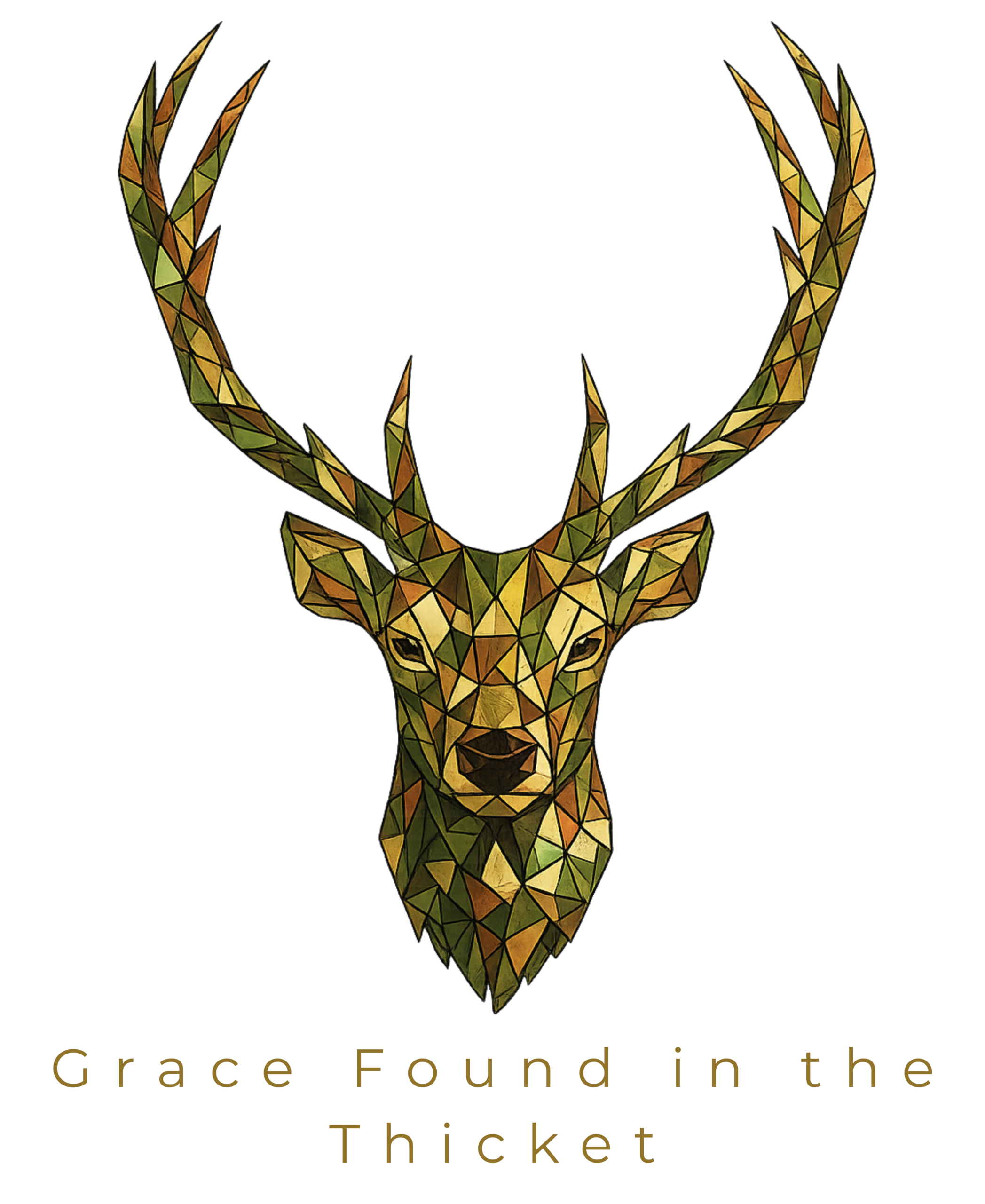 Deer Oversized Unisex Graphic T Shirt – “Grace Found in the Thicket” Wildlife Edition - Image 2