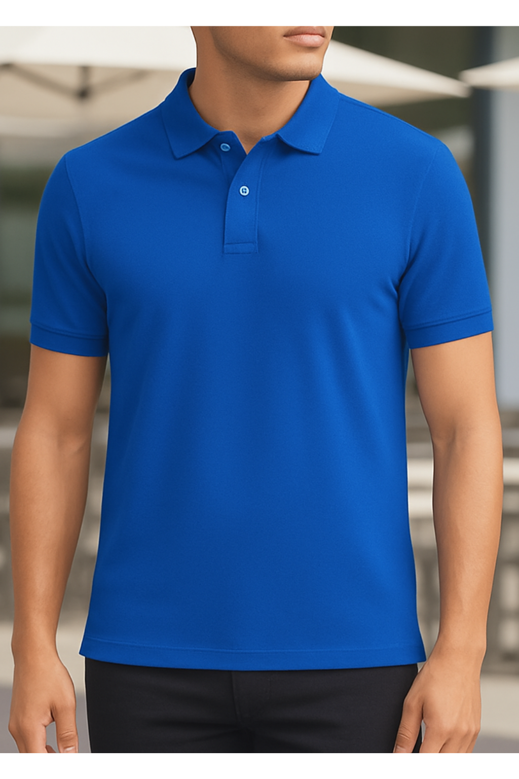 Unisex Cotton Polo T-Shirt - Image 2