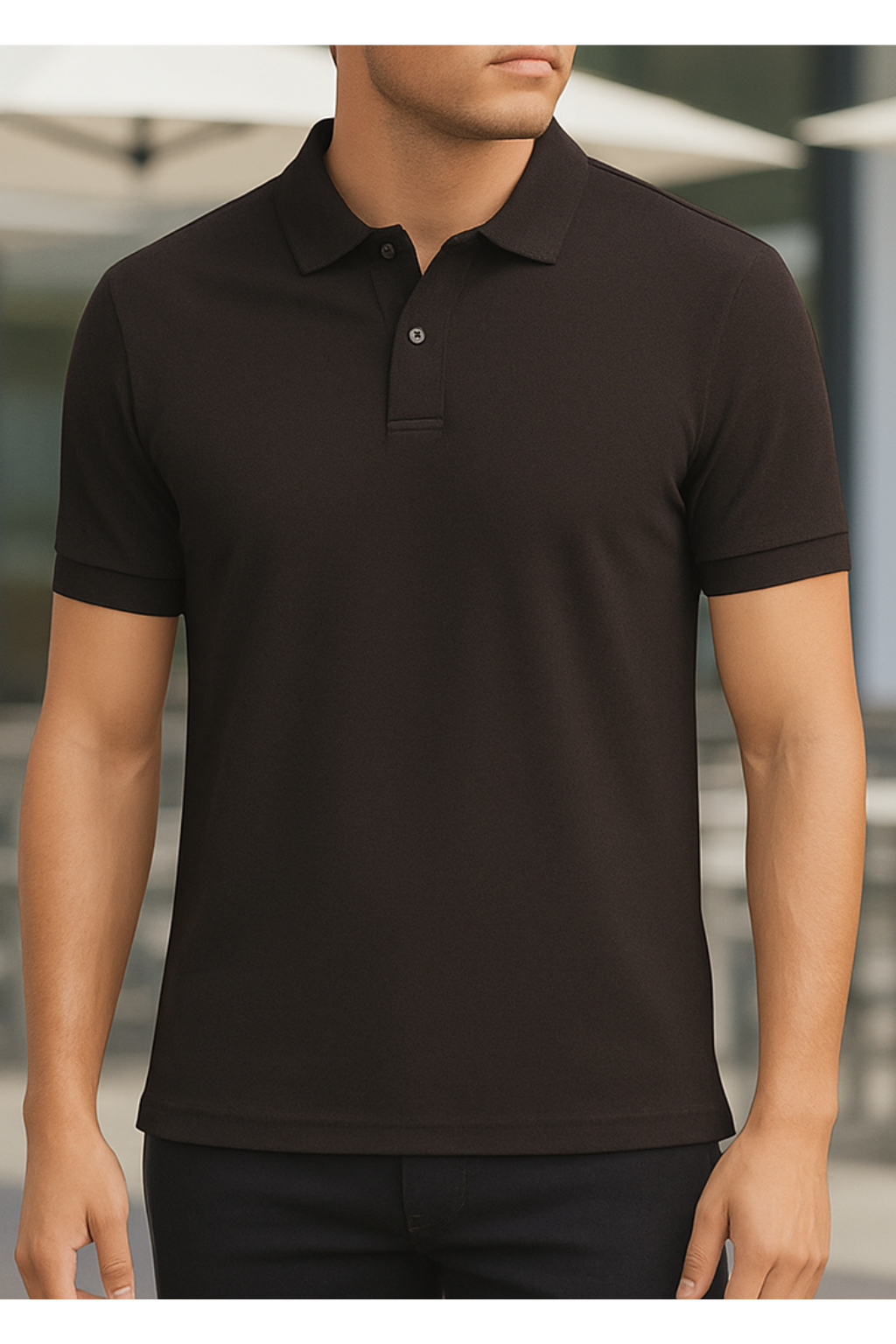 Unisex Cotton Polo T-Shirt - Image 4