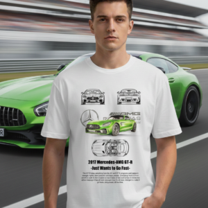 AMG GT-R oversized unisex graphic t shirt – 2017 performance car design