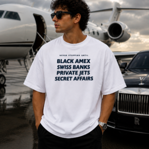 Never Stopping Until Graphic Oversized T-Shirt