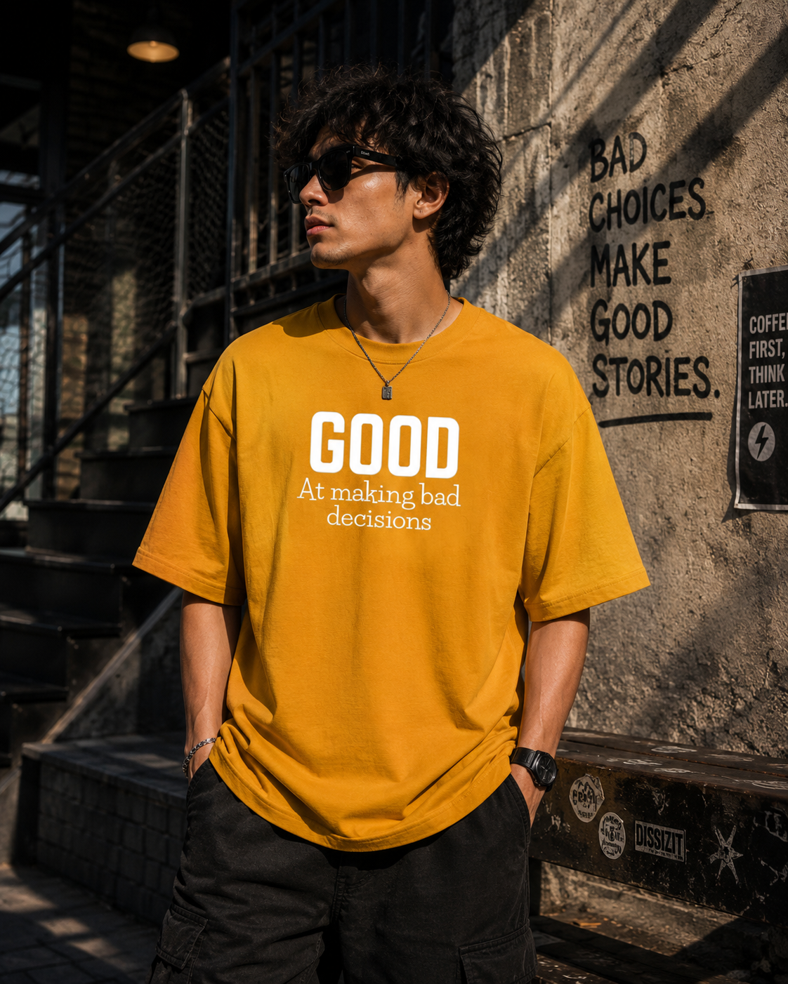 Good At Making Bad Decisions Oversized T-Shirt