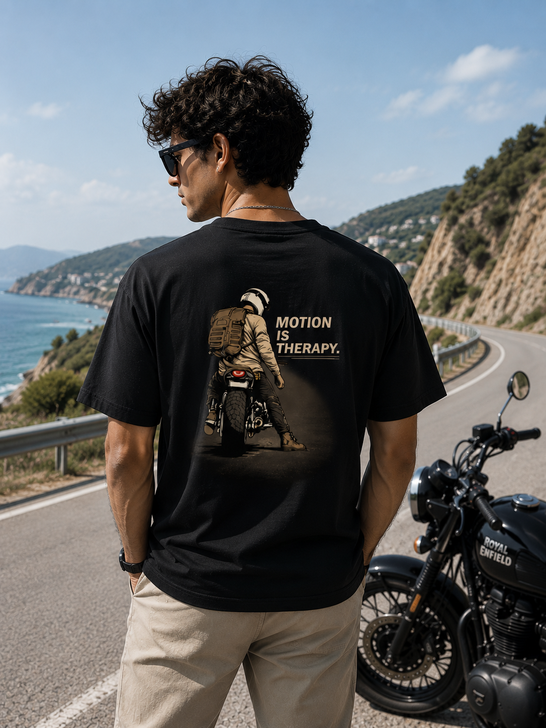 Motion Is Therapy Graphic T-Shirt